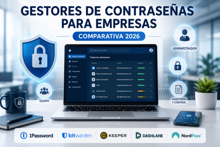Gestores de contraseñas para empresas en 2026